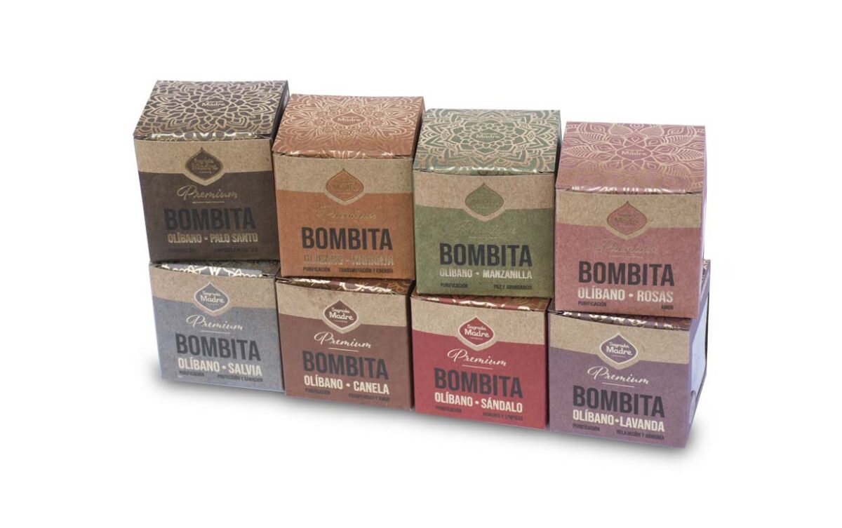 Bombita premiun x 8 Sagrada Madre