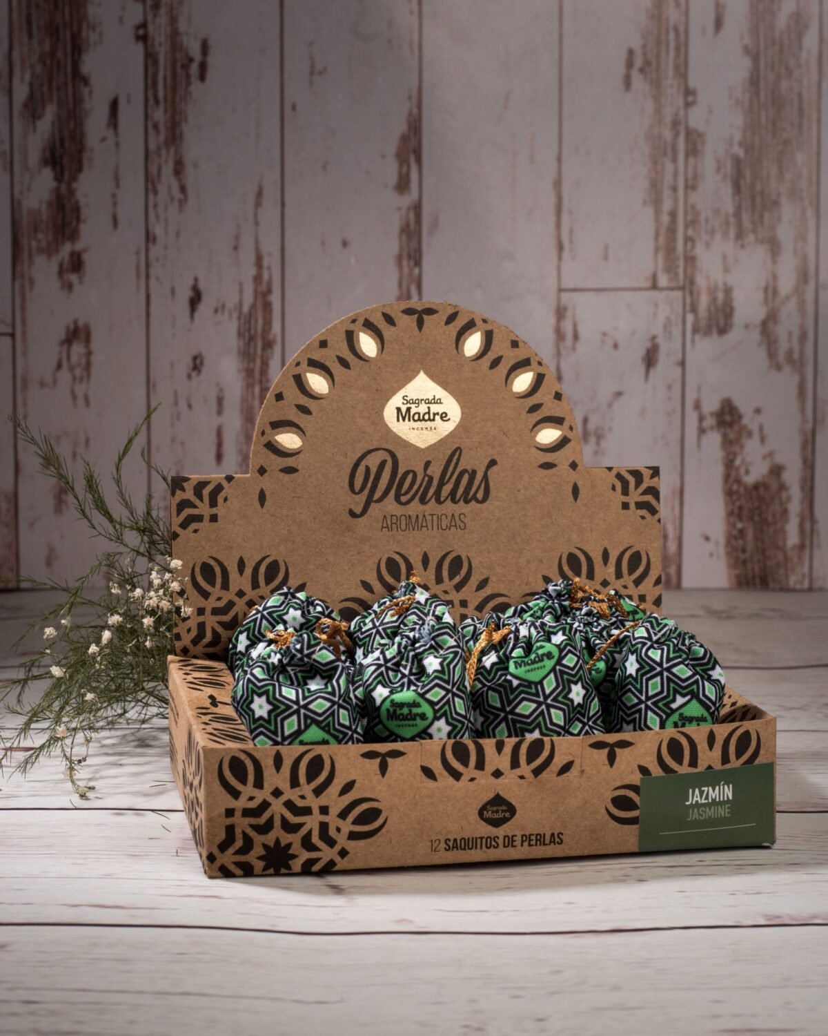 Perlas aromaticas bolsita pack x 12 Unid. Sagrada Madre