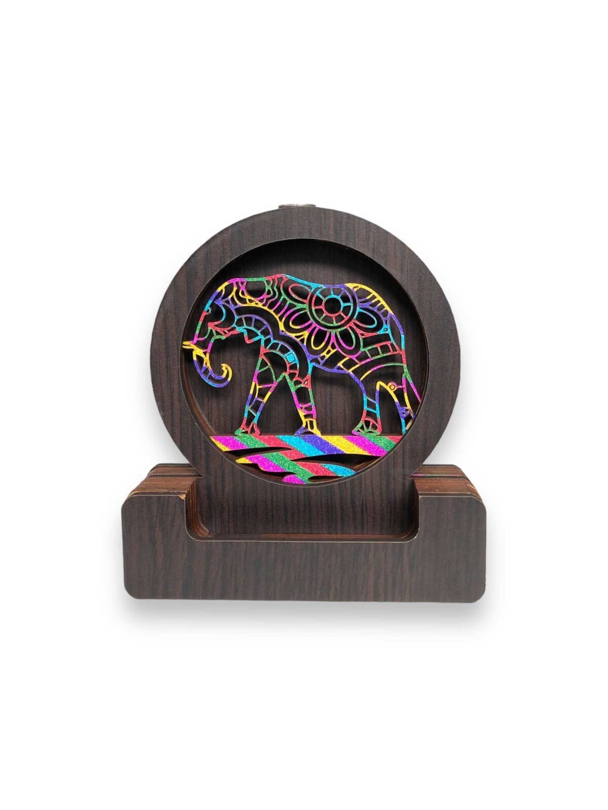 Cascada fuente de humo mdf brillosa elefante 13 cm