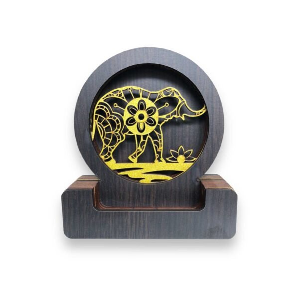Cascada fuente de humo mdf brillosa elefante 13 cm