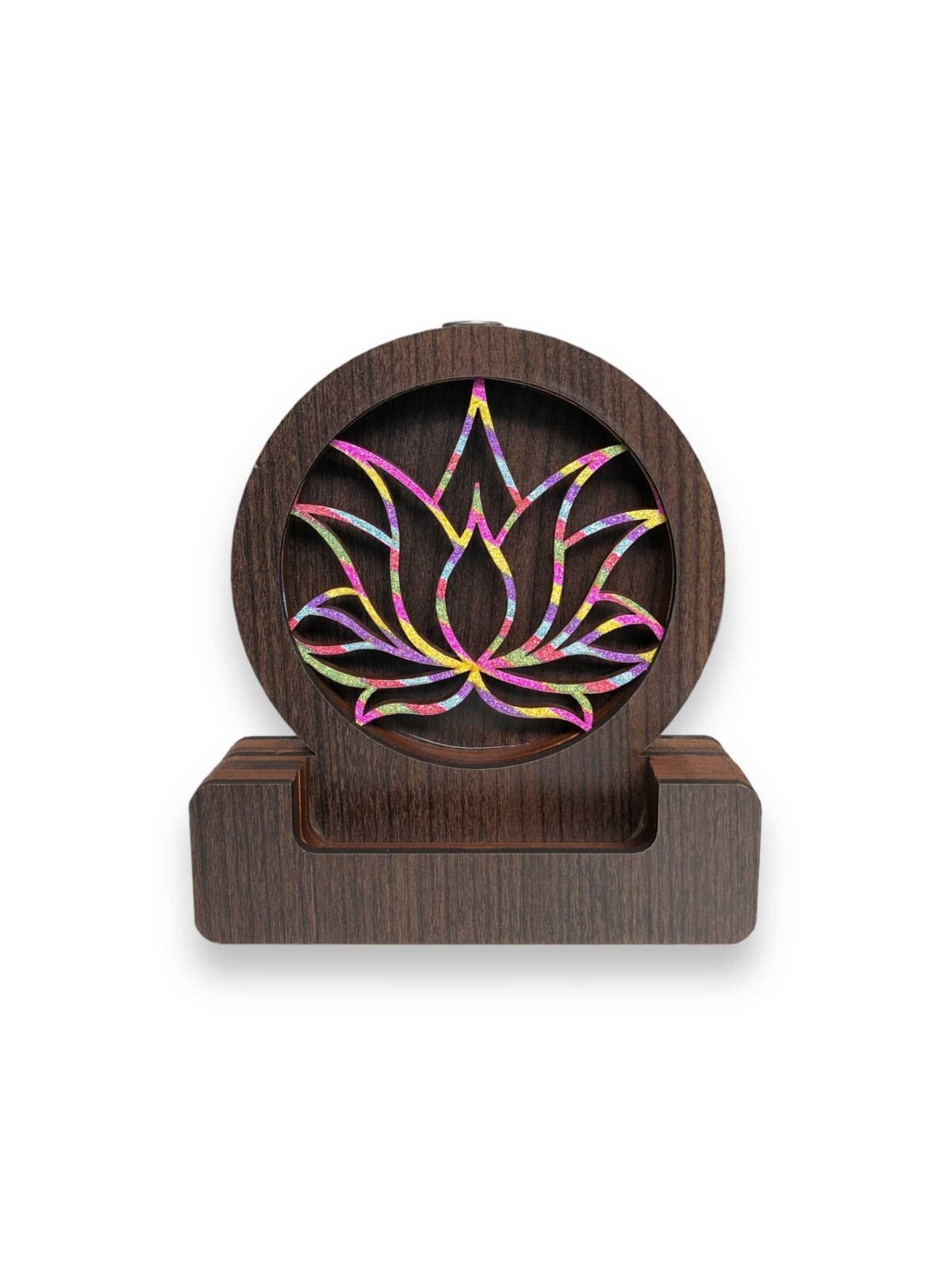Cascada fuente de humo mdf brillosa flor de loto 13 cm