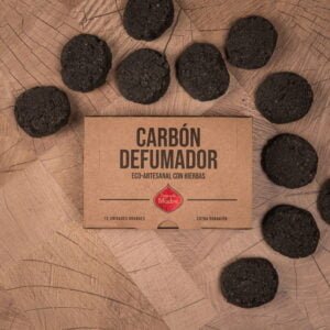 CARBON DEFUMADOR CON HIERBAS X 12 UNIDADES SAGRADA MADRE