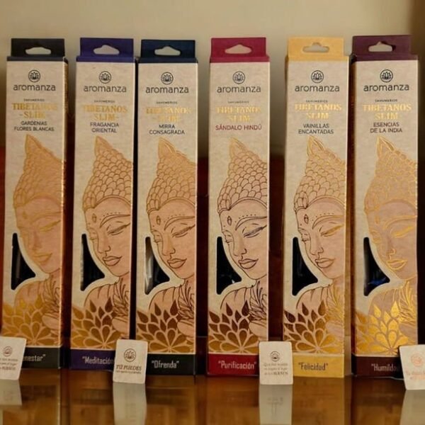 Sahumerio Tibetano slim x 10 varillas Aromanza