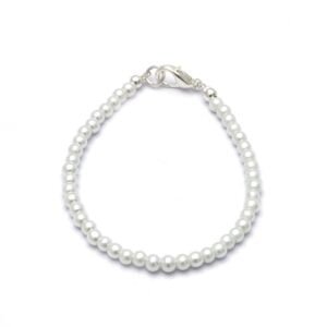 PULSERA PERLAS ACERO BLANCO 20 CM (P35257)