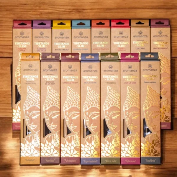 Sahumerio Tibetano slim x 10 varillas Aromanza