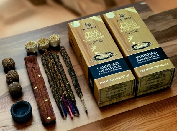 Box kit Palo Santo Buena Onda Aromanza