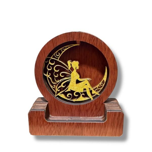 Cascada fuente de humo mdf brillosa hada 13 cm