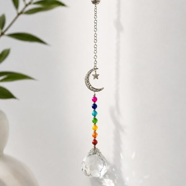 Colgante Atrapasol 7 Chakras con cadena