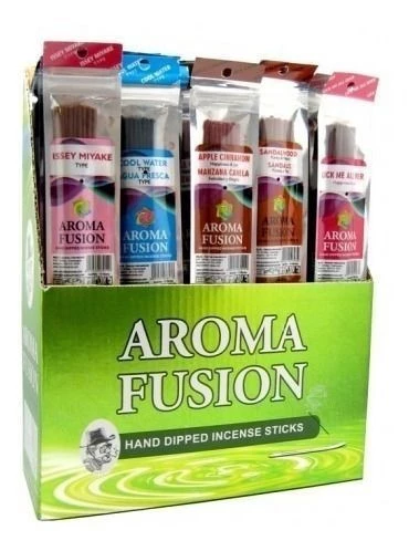 Sahumerios Aroma fusion box x 75 unidades