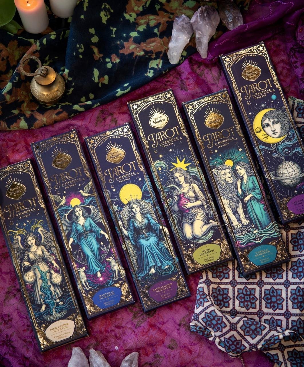 Sahumerio Tarot de marsella Sagrada Madre