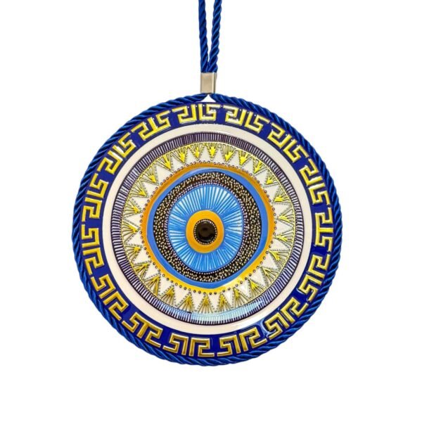Colgante ojo turco redondo de ceramica vs modelos 17 cm