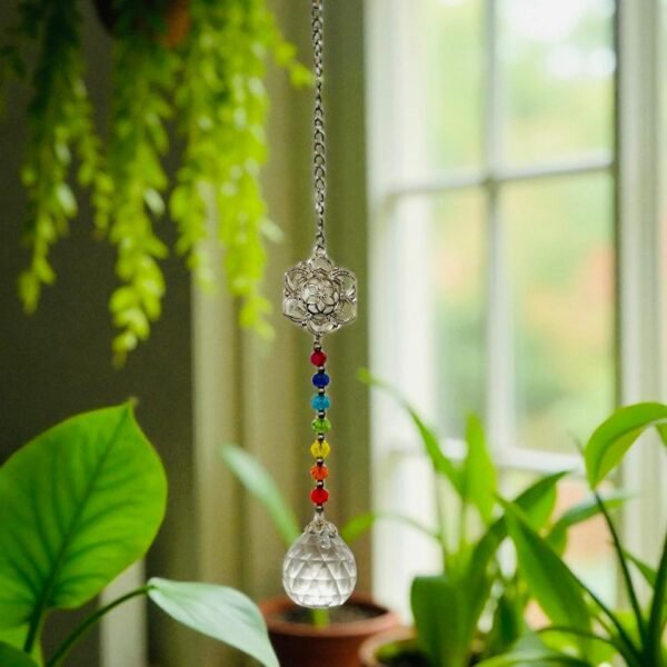 Colgante atrapasol con cadena 7 chakras