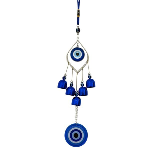Llamador ojo turco 5 campanas 35 cm