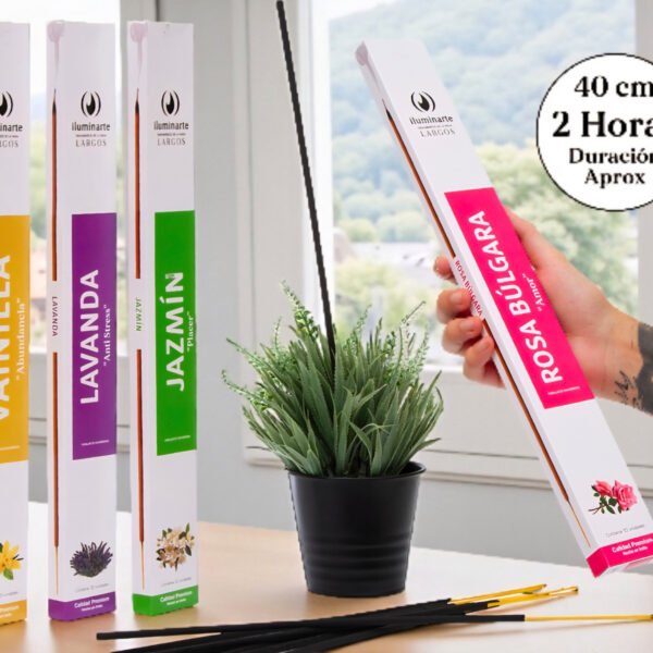 Sahumerios extra largos 40 cm Iluminarte