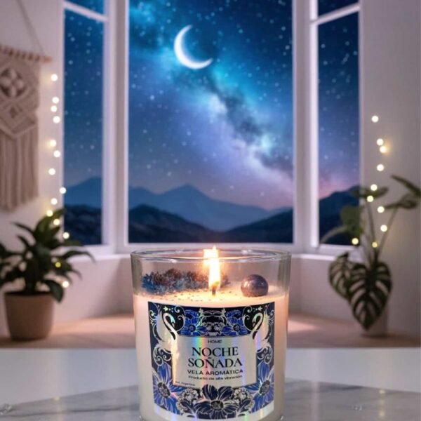 Vela aromatica  Noche soñada 8x8 Vrinda