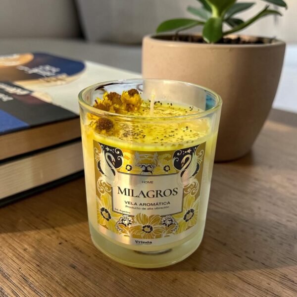 Vela aromatica Milagros 8x8 Vrinda
