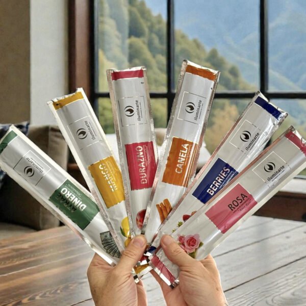 Sahumerios paquetes colgables tira x12 unid Iluminarte