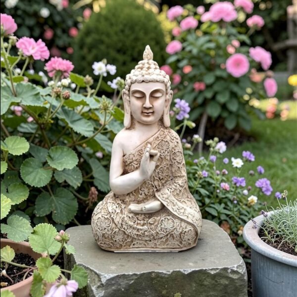 Buda de la Paz 40 cm resina