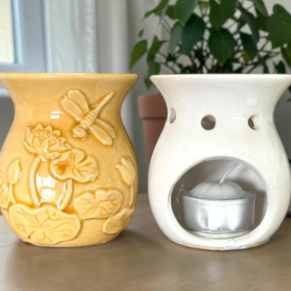 Hornillo libelulas y flores 8.2 cm