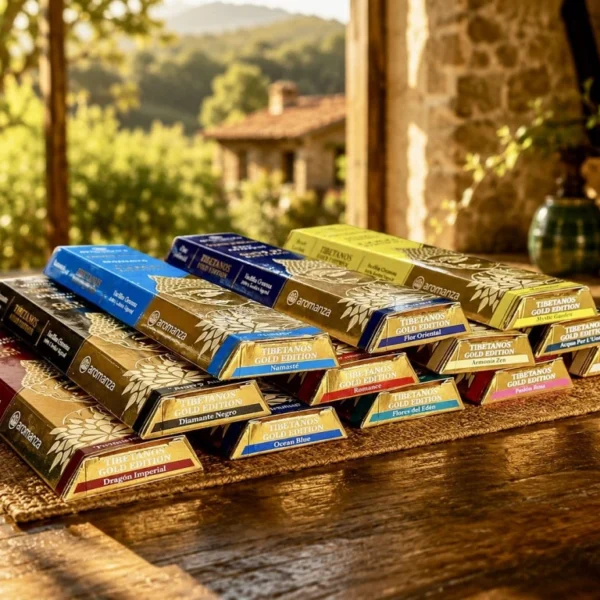 Sahumerio tibetano Gold Edition Aromanza