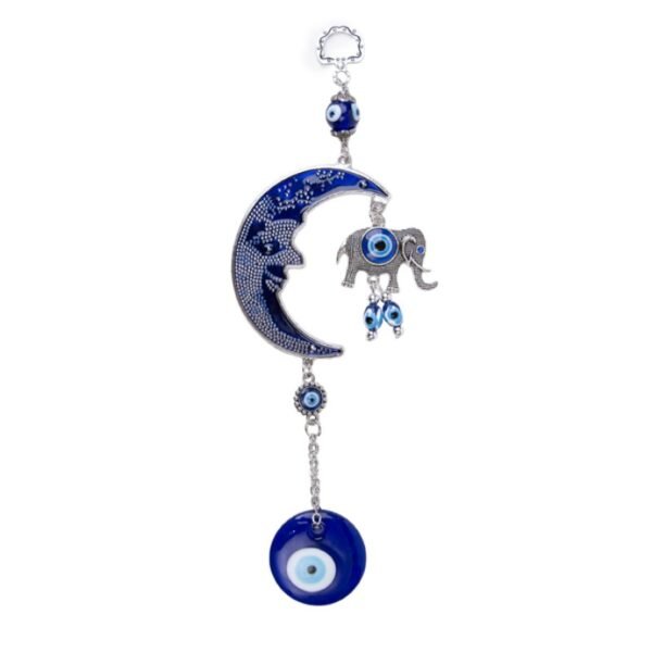 Colgante luna y elefante 25 cm