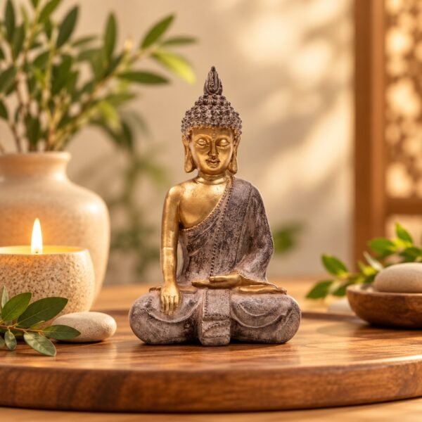 Buda siddharta resina 14 cm