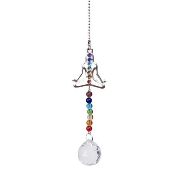 Colgante figura 7 chakras 25 cm