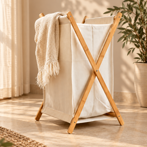 Cesto plegable Bambu